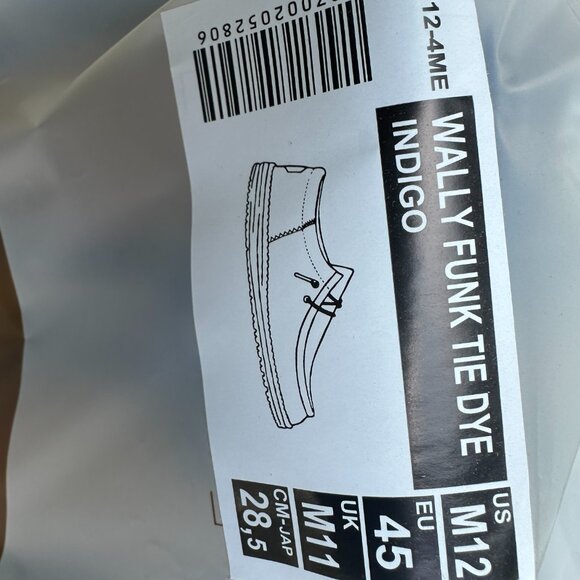 HEY DUDE WALLY FUNK TIE DYE INDIGO 12 - Picture 2 of 5